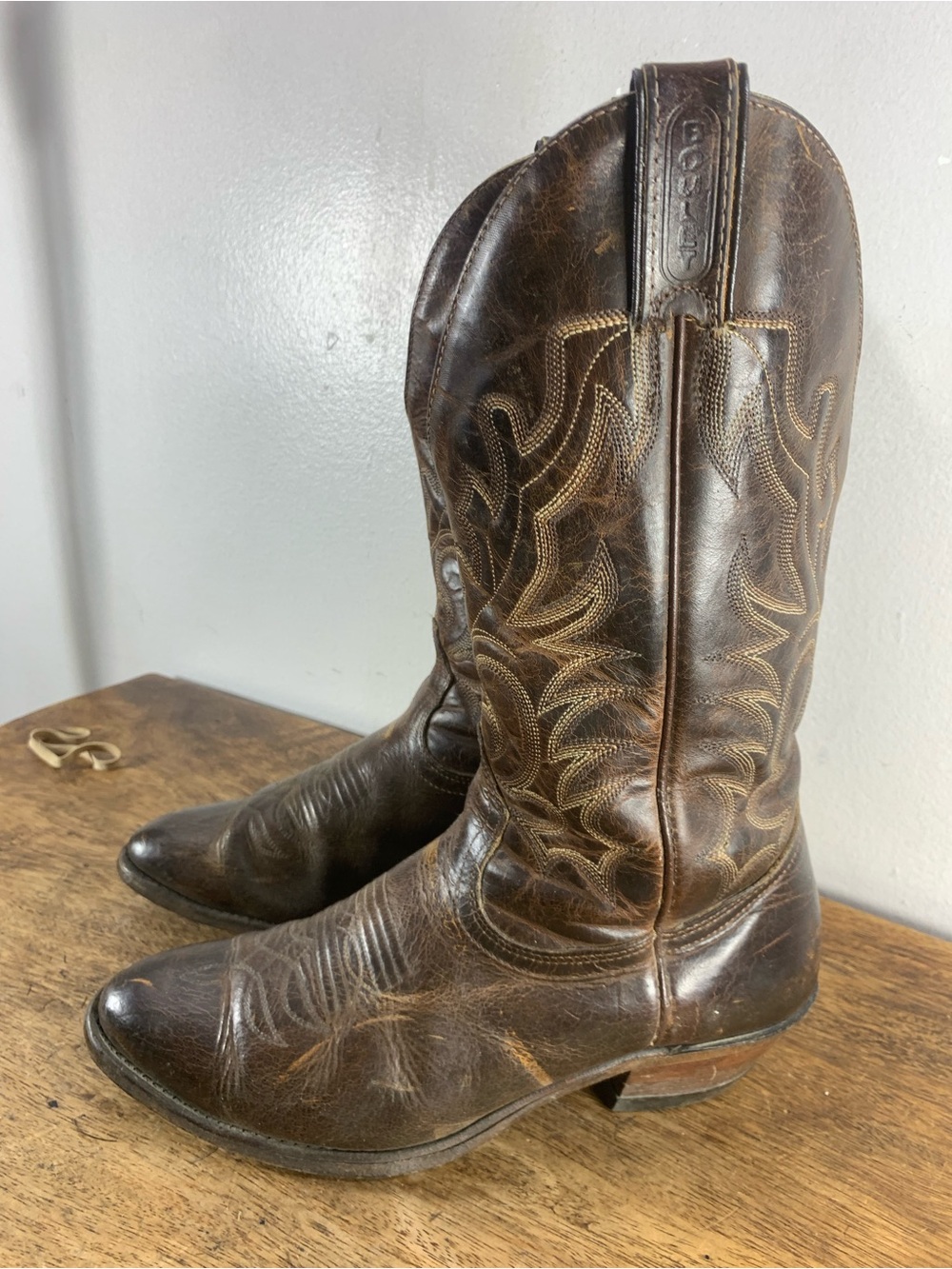 Boulet vintage cowboy leather boots